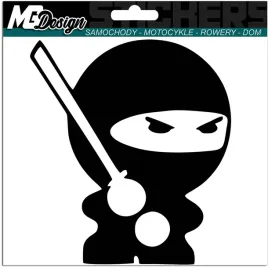 naklejka-na-samochod-ninja-warrior-wlepka-15x13