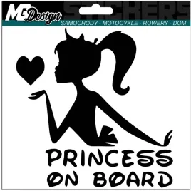 naklejka-na-auto-princess-on-board-ksiezniczka