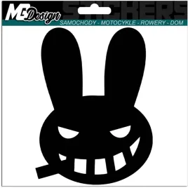 naklejka-na-auto-krolik-bad-bunny-papieros-15x11
