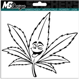 naklejka-na-auto-konopia-lisc-weed-marihuana-13x15