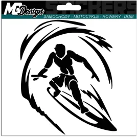naklejka-na-samochod-surfing-surfer-fala-125x15