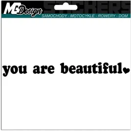 naklejka-na-samochod-you-are-beautiful-serce-2x18