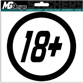 naklejka-na-auto-18-ograniczenie-wiekowe-15x15