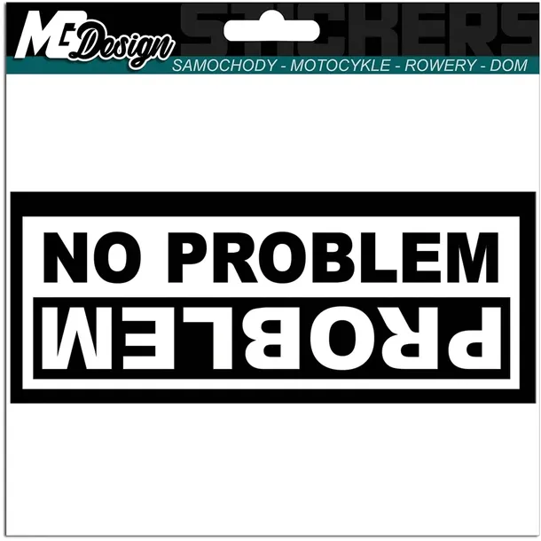naklejka-na-samochod-problem-no-problem-6x15
