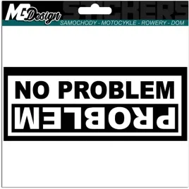 naklejka-na-samochod-problem-no-problem-6x15