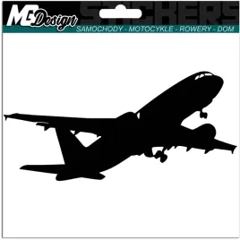 naklejka-na-samochod-samolot-airplane-7x15