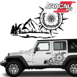 naklejka-na-samochod-roza-wiatrow-offroad-95x150