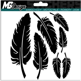 naklejka-na-samochod-piora-piorka-feathers-13x15