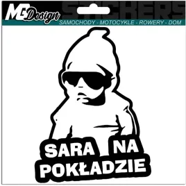 sara-w-samochodzie-naklejka-auto-18x14-kolor