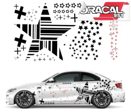 naklejki-na-auto-motyw-gwiazdy-krzyzyki-94x330cm