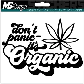 naklejka-na-samochod-organic-marihuana-weed-11x15