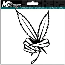 naklejka-na-samochod-marihuana-peace-weed-9x15