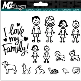 naklejka-na-auto-rodzinka-happy-family-love-25x30