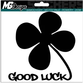 naklejka-na-samochod-koniczyna-good-luck-15x15