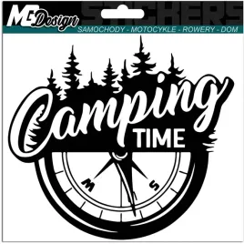 naklejka-na-samochod-camping-time-kompas-las-14x15