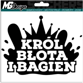 naklejka-na-samochod-krol-blota-i-bagien-11x15