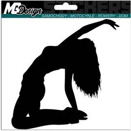 naklejka-na-auto-kobieta-woman-taniec-joga-15x15