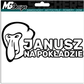 naklejka-na-auto-nosacz-janusz-na-pokladzie-7x15