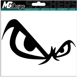 naklejka-na-samochod-zle-oczy-no-fear-eyes-9x15cm