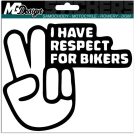 naklejka-na-samochod-respect-for-bikers-15x12-cm