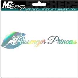 naklejka-na-samochod-szybe-passenger-princess-22x5
