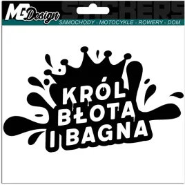naklejka-na-samochod-krol-blota-i-bagna-12x20