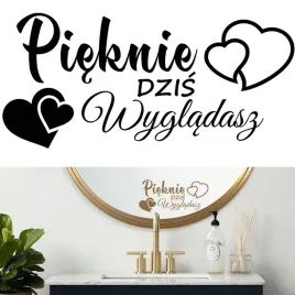 naklejka-na-lustro-pieknie-dzis-wygladasz-10x22