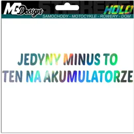 naklejka-smieszny-tekst-jedyny-minus-hologram