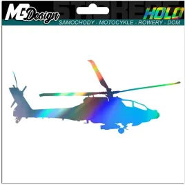 naklejka-na-samochod-helikopter-smiglowiec-holo