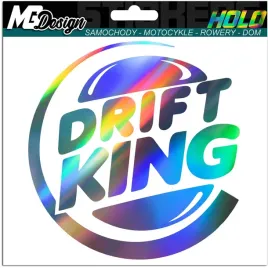 naklejka-drift-king-burger-na-samochod-hologram