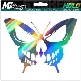 motyl-czaszka-naklejka-na-auto-hologram