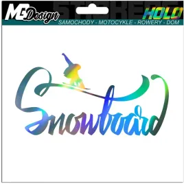 naklejka-na-samochod-motyw-snowboard-hologram