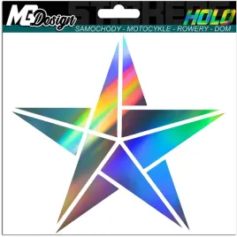 naklejka-gwiazda-star-trojkaty-na-samochod-holo
