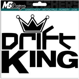 naklejka-na-samochod-auto-drift-king-12x15