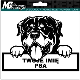 naklejka-na-samochod-auto-pies-rottweiler-imie