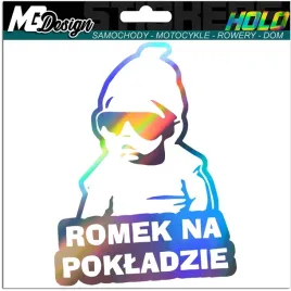 romek-na-pokladzie-naklejka-na-szybe-hologram