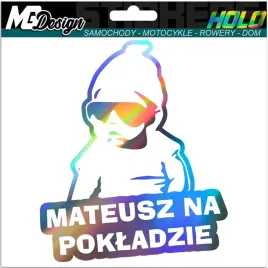 mateusz-na-pokladzie-naklejka-na-szybe-hologram