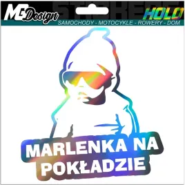 marlenka-na-pokladzie-naklejka-na-szybe-hologram