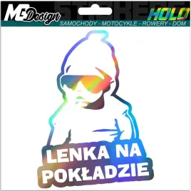 lenka-na-pokladzie-naklejka-na-szybe-hologram