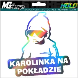 karolinka-na-pokladzie-naklejka-na-szybe-hologram