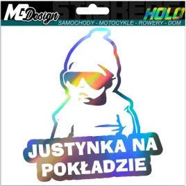 justynka-na-pokladzie-naklejka-na-szybe-hologram