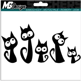 naklejka-na-samochod-koty-kotki-kittens-12x25-cm