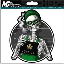 naklejka-na-samochod-szkielet-skull-weed-13x16-cm