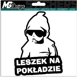 leszek-w-samochodzie-naklejka-auto-18x14-kolor