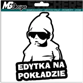 edytka-w-samochodzie-naklejka-auto-18x14-kolor