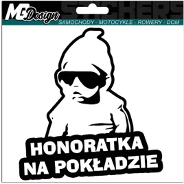 honoratka-w-samochodzie-naklejka-auto-18x14-kolor