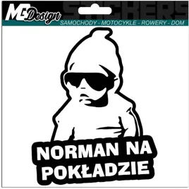 norman-w-samochodzie-naklejka-auto-18x14-kolor