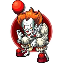 naklejka-na-samochod-clown-scary-straszny-10x15-cm