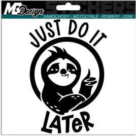 naklejka-na-samochod-just-do-it-later-12x18-cm
