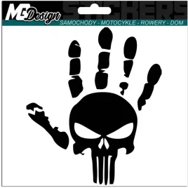 punisher-na-dloni-duzy-25x20cm-czarny-mat